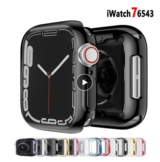 Cover Case For Apple Watch band 44mm/40mm/42mm/38mm iwatch screen protector